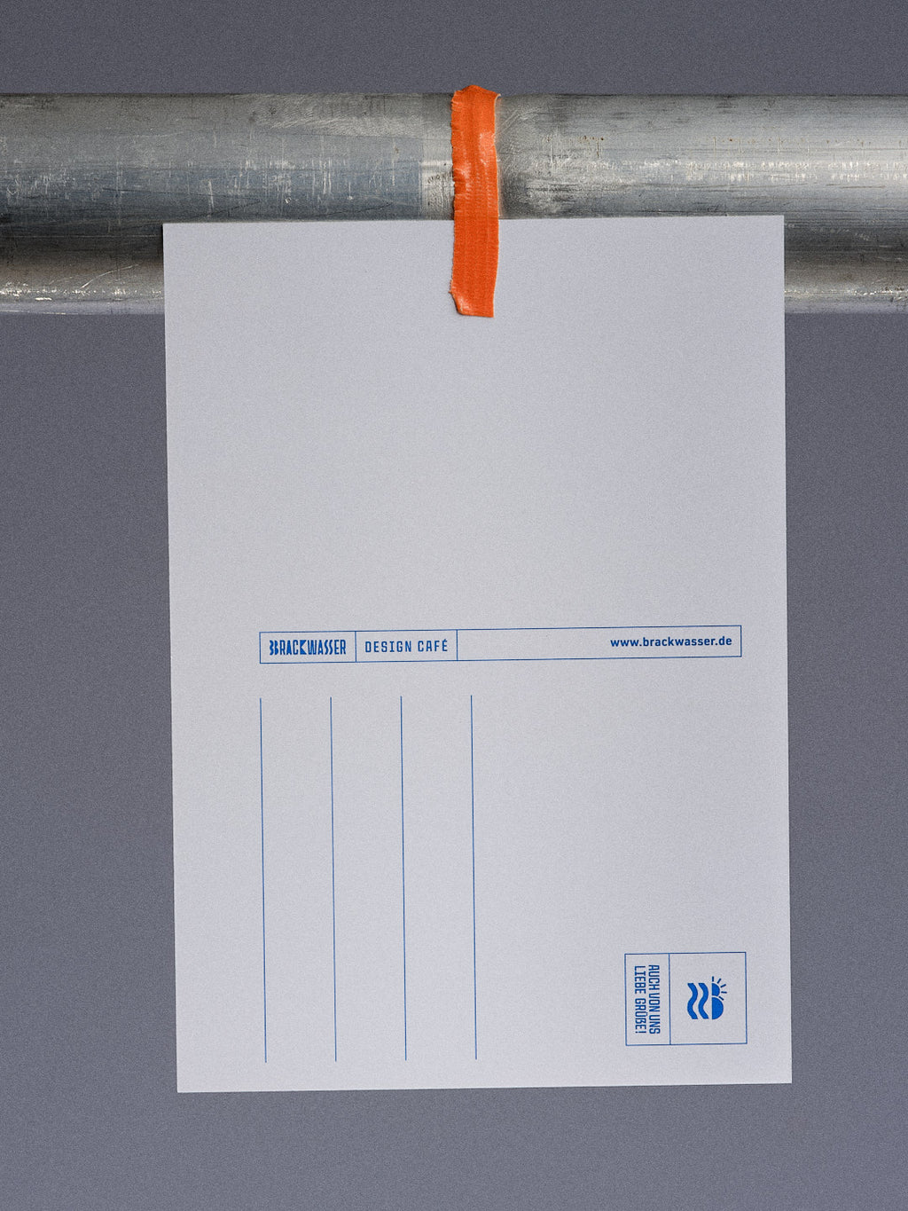 Postkarte: Hütchen im Schnee (Harlesiel)