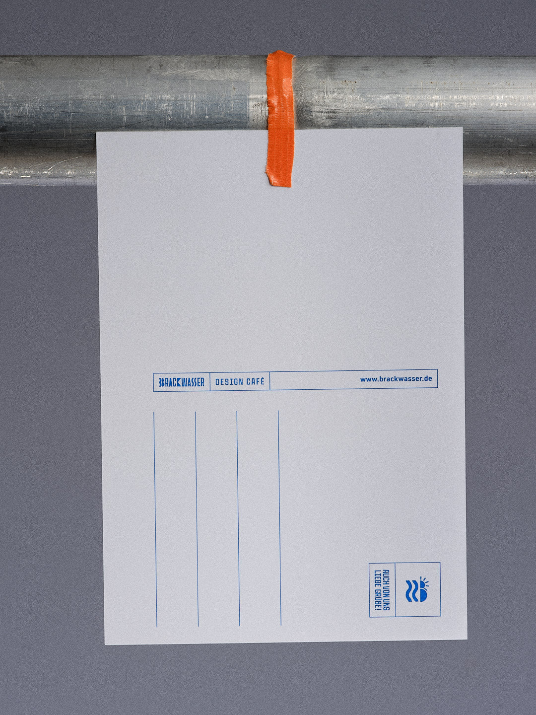 Postkarte: Hütchen im Schnee (Harlesiel)